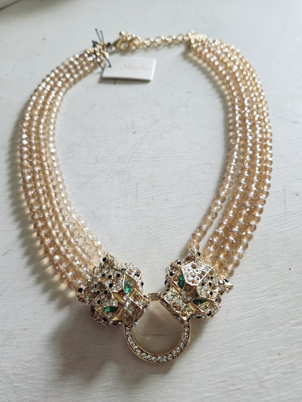NWT Natasha Panther Necklace - Picture 5 of 7